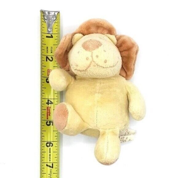 2/$15 Russ Simply Natural Lion Plush Tan Brown 7" 100% Cotton Lovey Eco Friendly - Picture 11 of 11